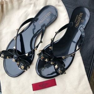 Valentino Garavani Rockstud Jelly Thong